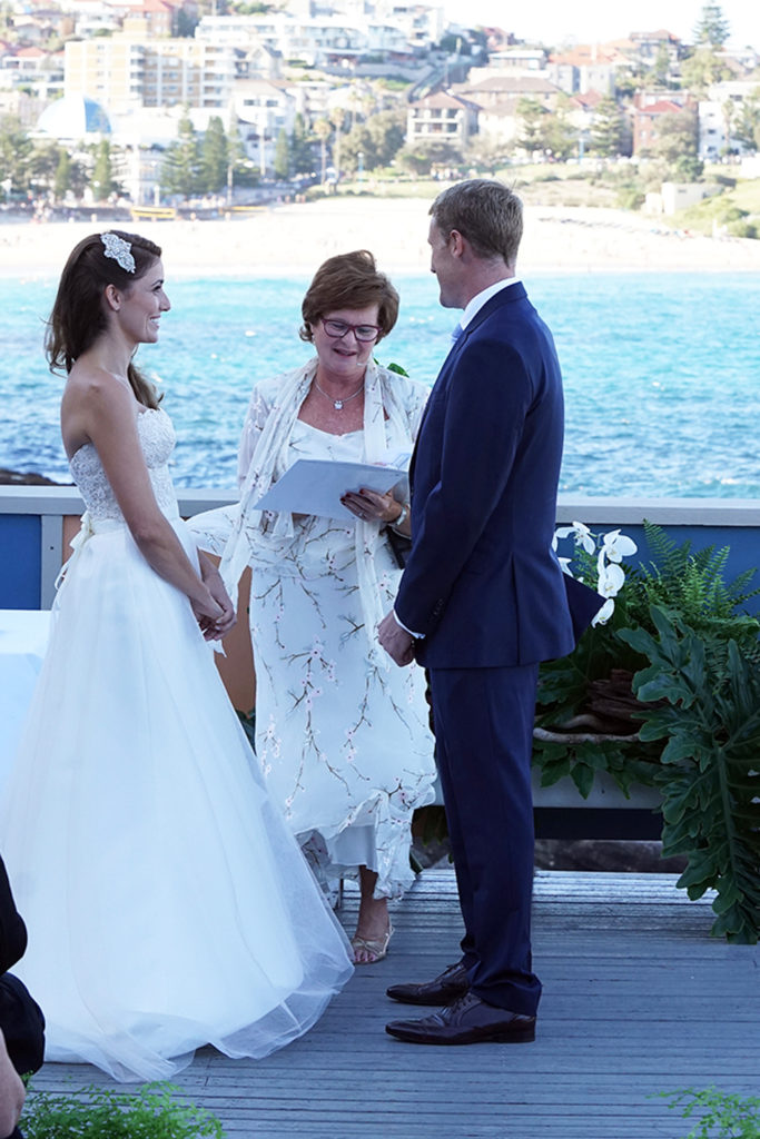 All you need is love….and a perfect summer day for a civil ceremony on the cliff top at Coogee Beach. Elizabeth & Sean chose the historic Wylie’s Baths to say i-do